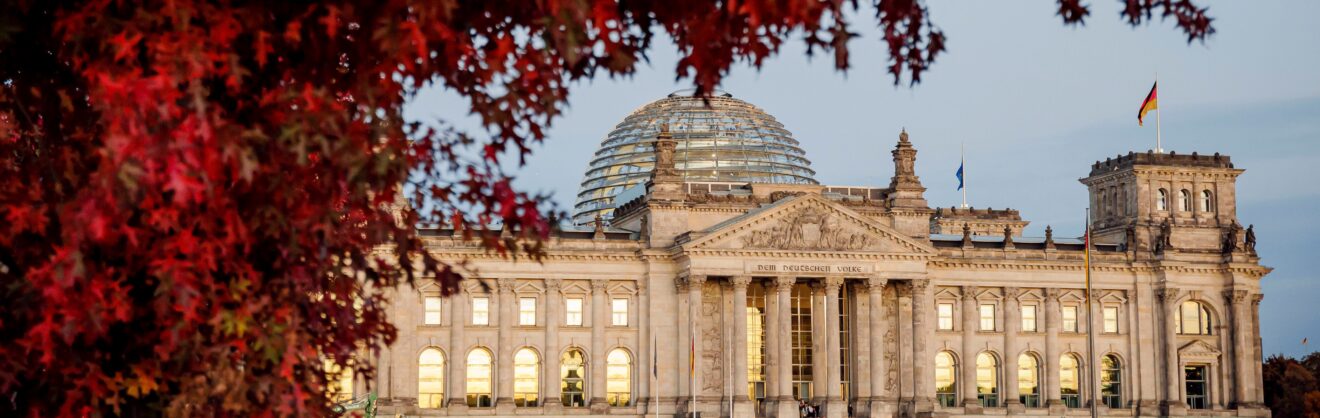 Abendstimmung am Reichstag