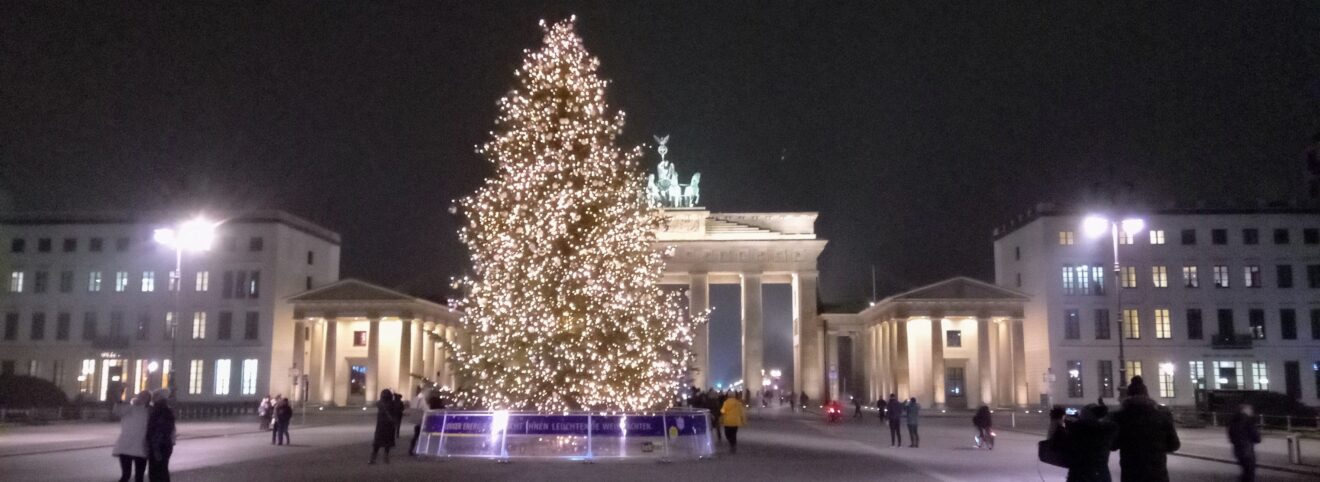Brandenburger Tor Nacht Weihn